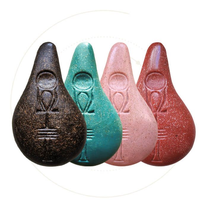 Darstellung der Steine der Harmnoie in den verschiedenen Farben